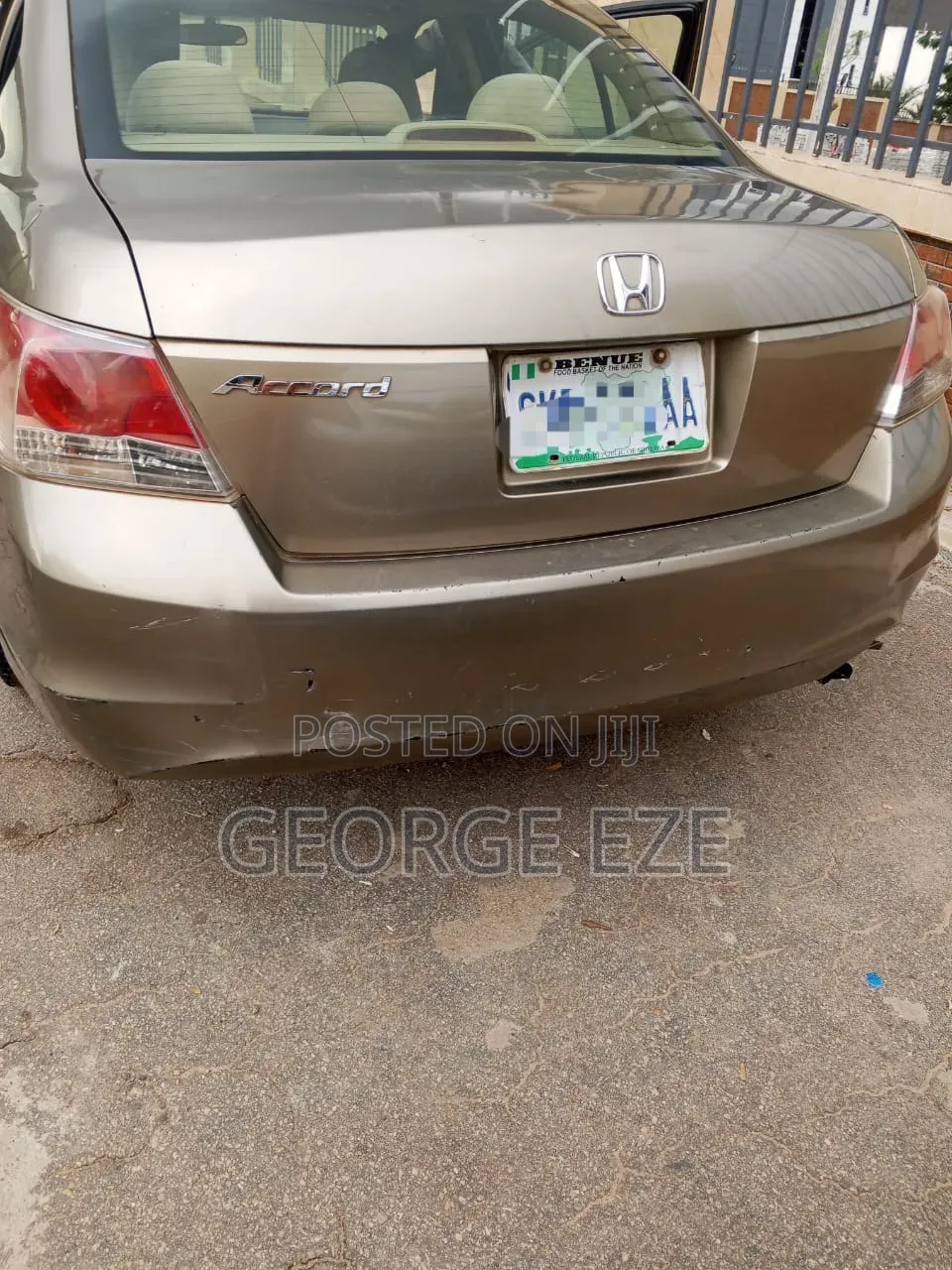 Honda Accord 2008 Gold