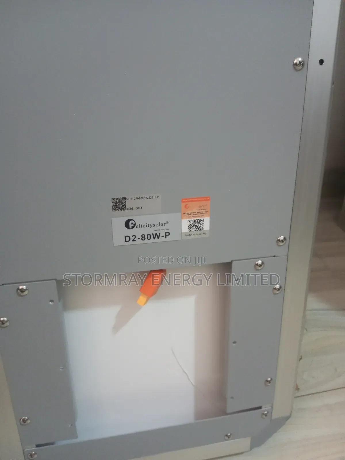 D2 80w Felicity Solar Street Lights