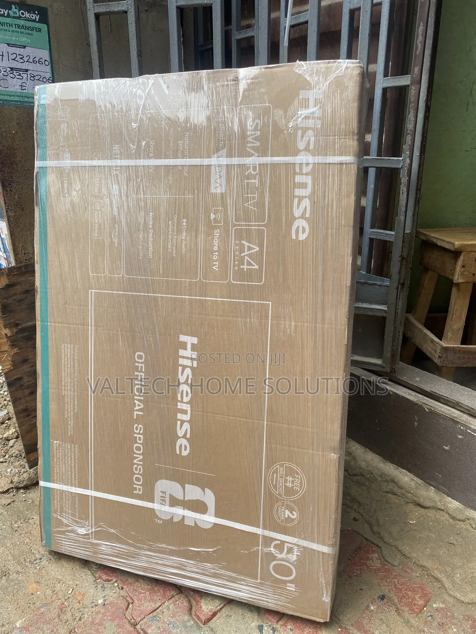 Hisense 50” Smart TV – Modern Stylish