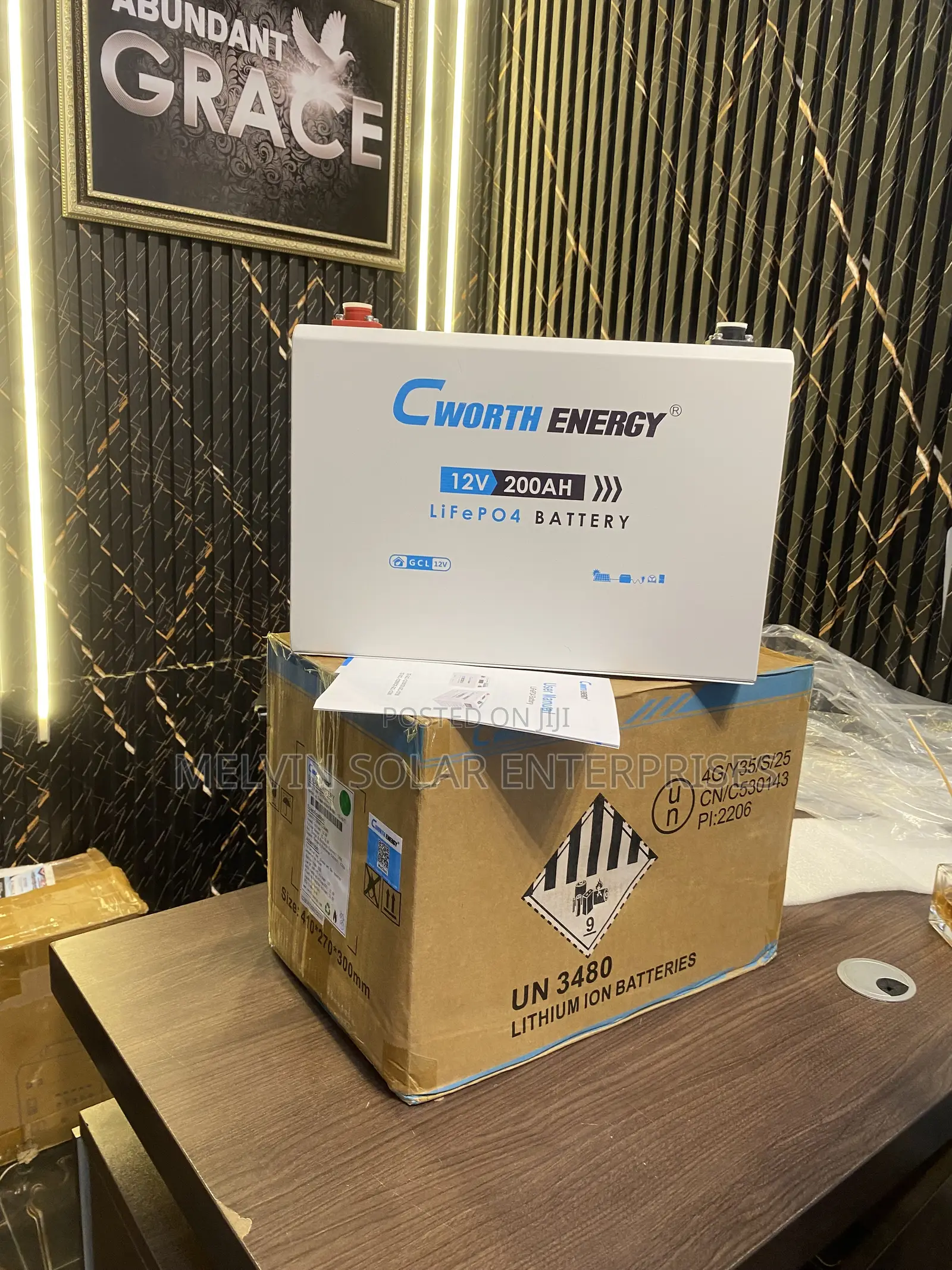 200ah 2.5kwh 12v Cworth Energy Solar Lithium Ion Phosphate Batteries