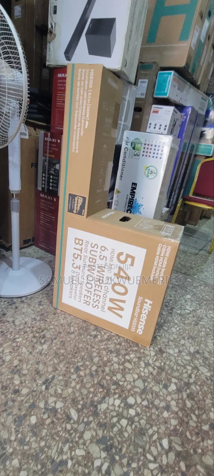 Hisense Sound Bar 540w 2years Warranty