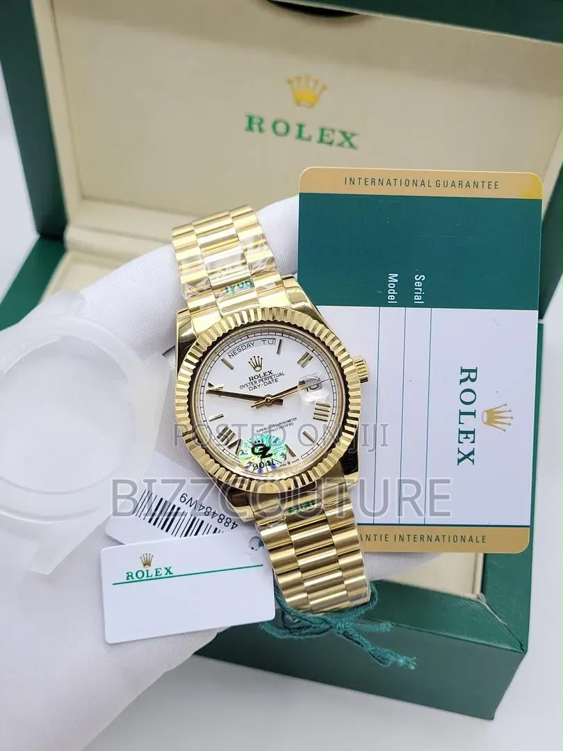 Original ROLEX DAY-DATE Men’s Gold Chain 100% AUTHENTIC Guaranteed