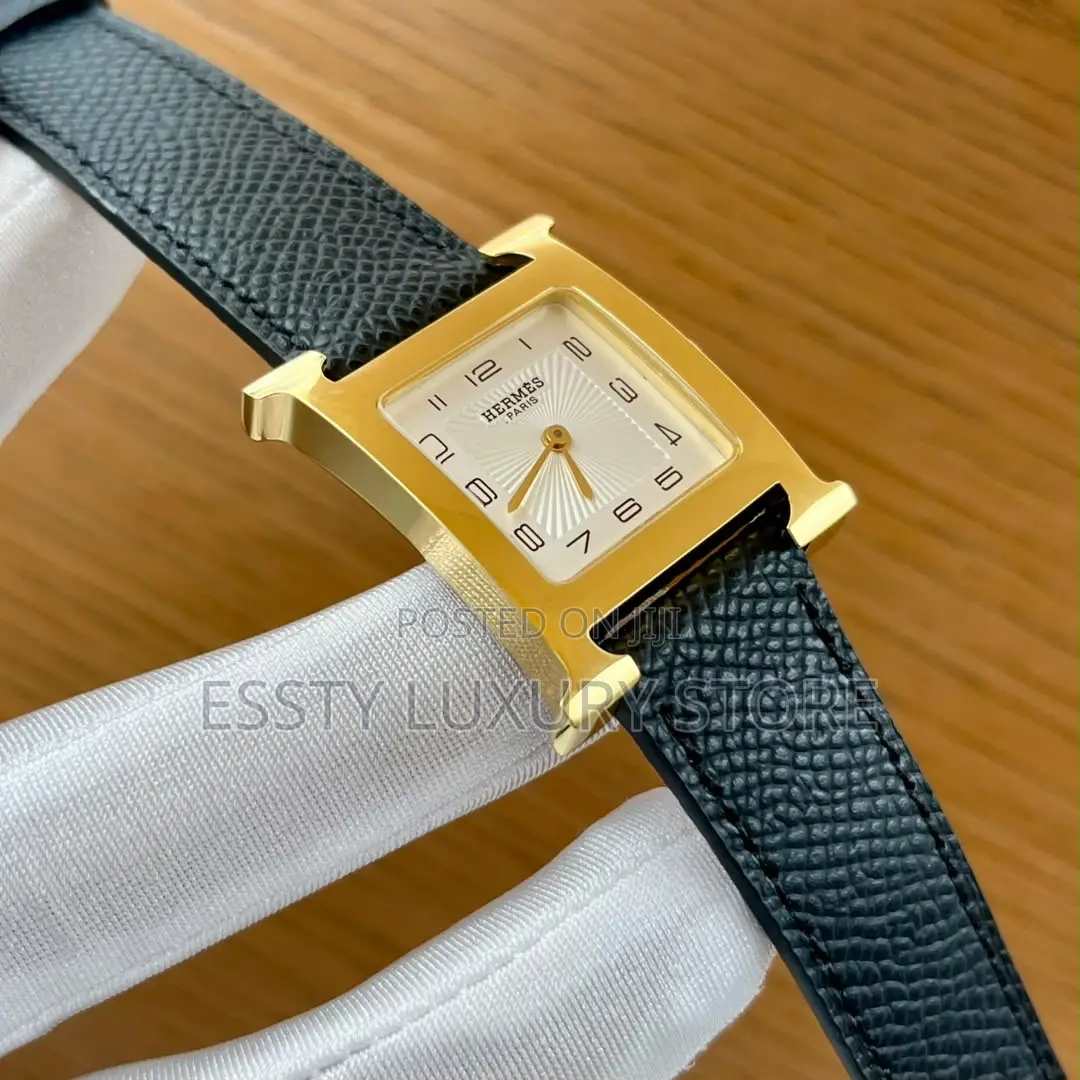 Automatic Quality Luxury Hermes Female Leather Watch