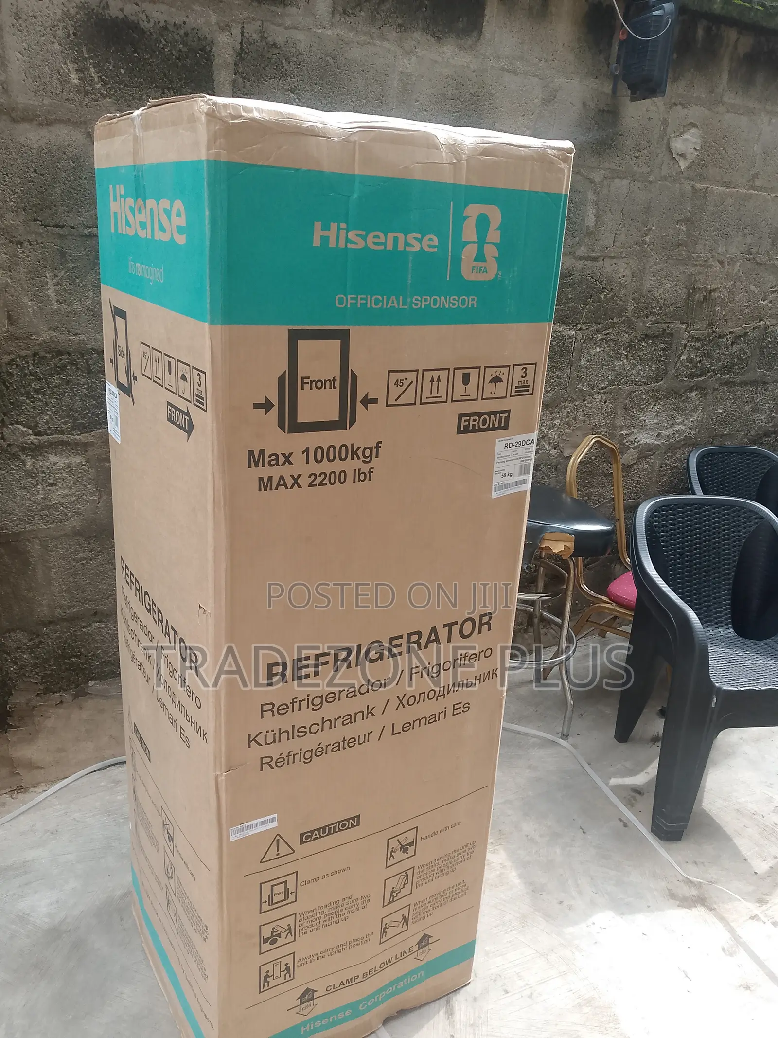 Hisense RD-29DCA Refrigerator – 225L Capacity