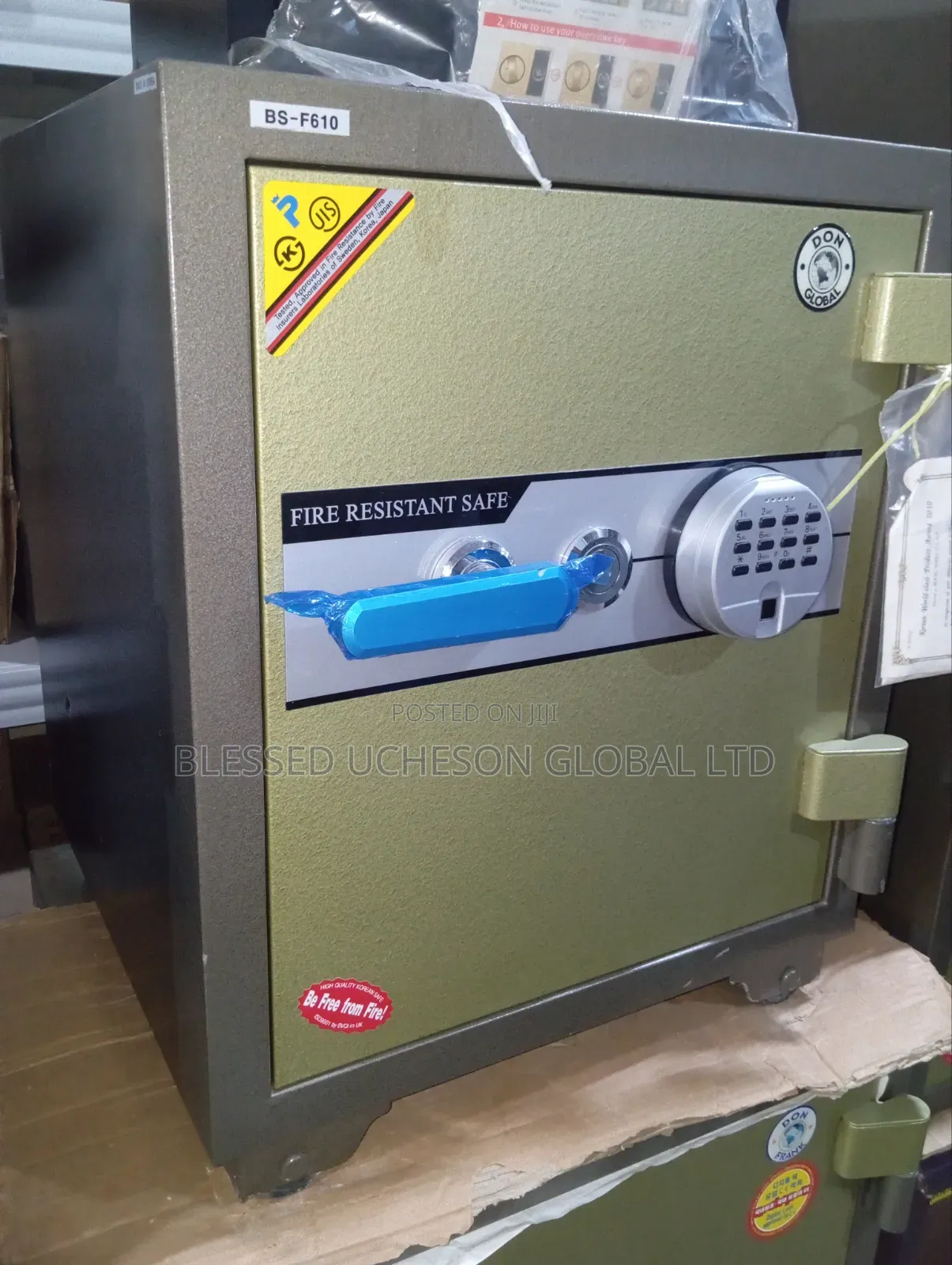 Brand New Heavy Duty Fingerprint Fireproof Safe Digital Lock With Key