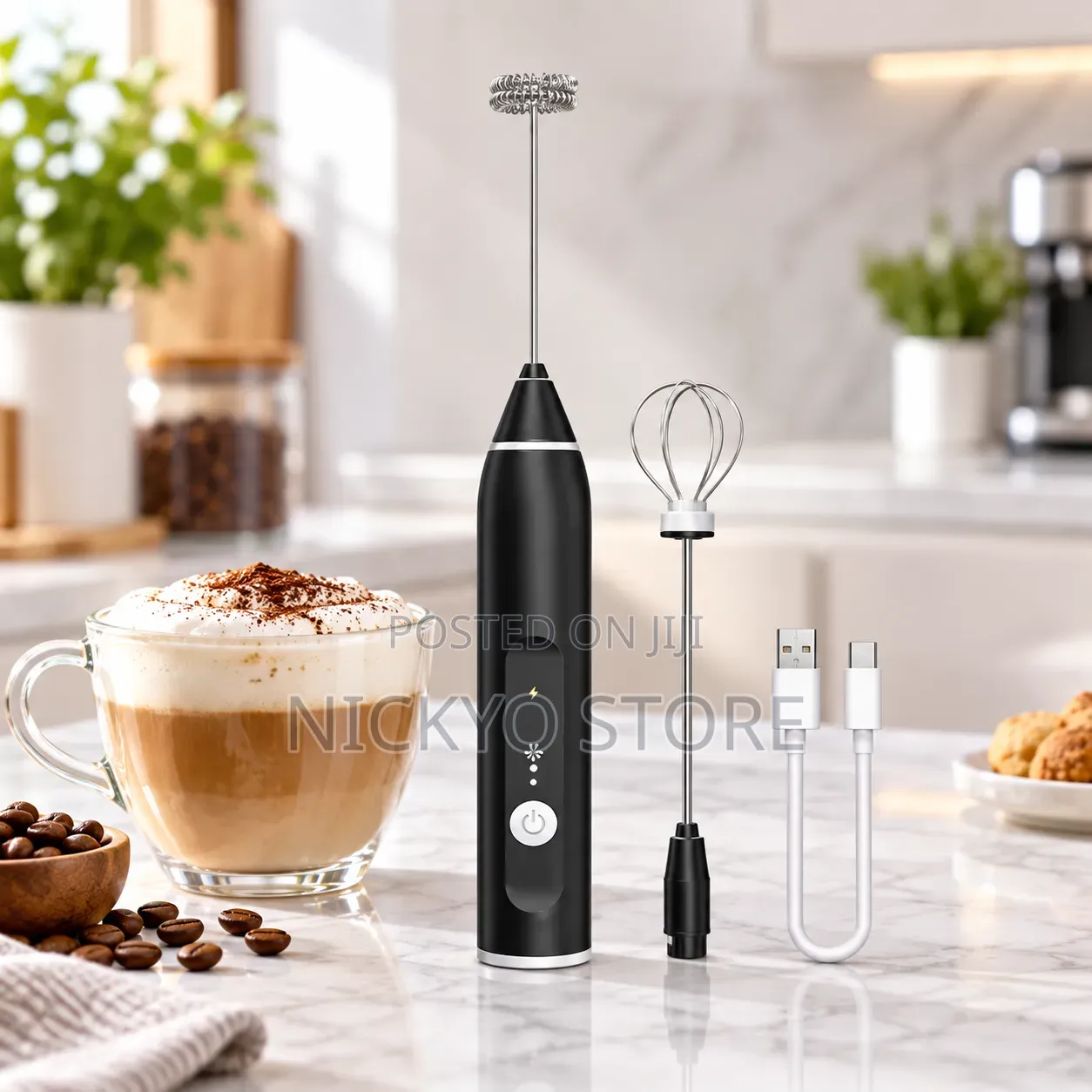 Rechargeable Electric Milk Frother