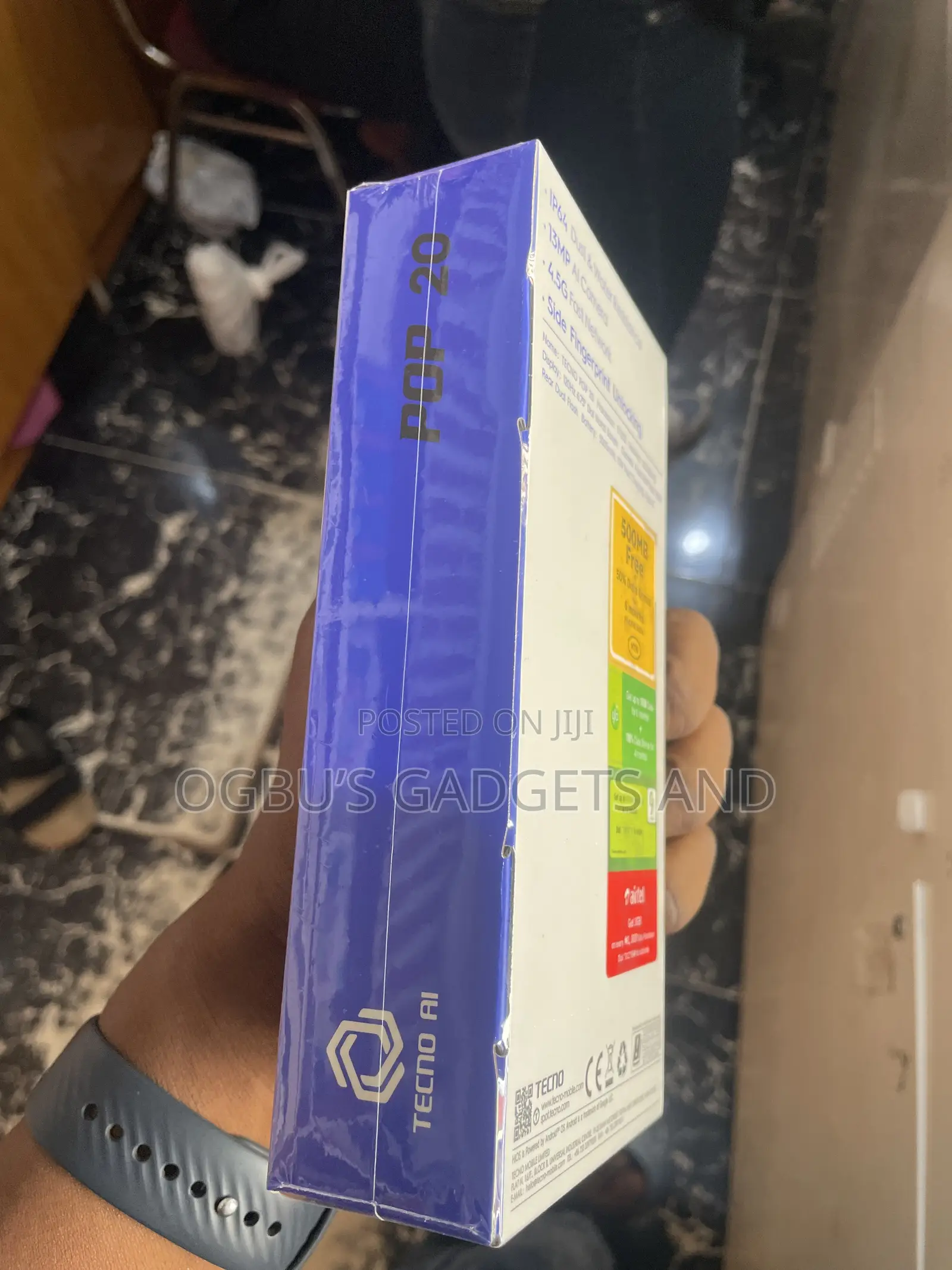 New Tecno Pop 20 64 GB Gray