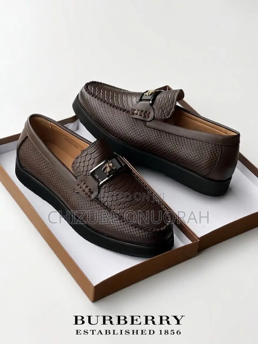Burberry Leather Loafers
