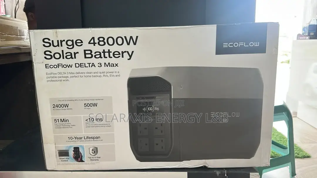 EcoFlow DELTA 3 Max Portable Power Station – Home Backup
