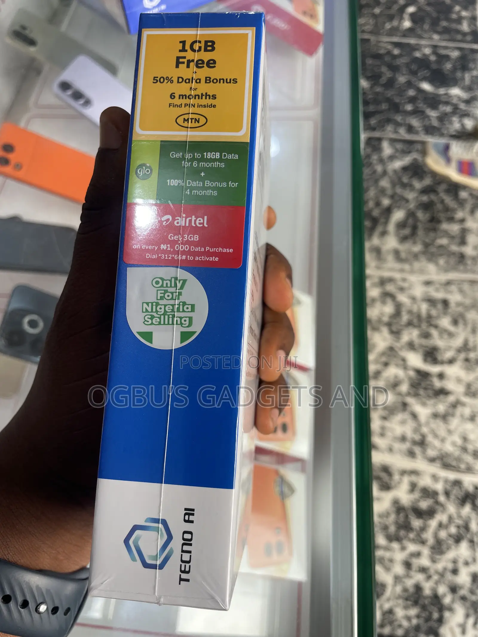 New Tecno Spark 50 128 GB Gray