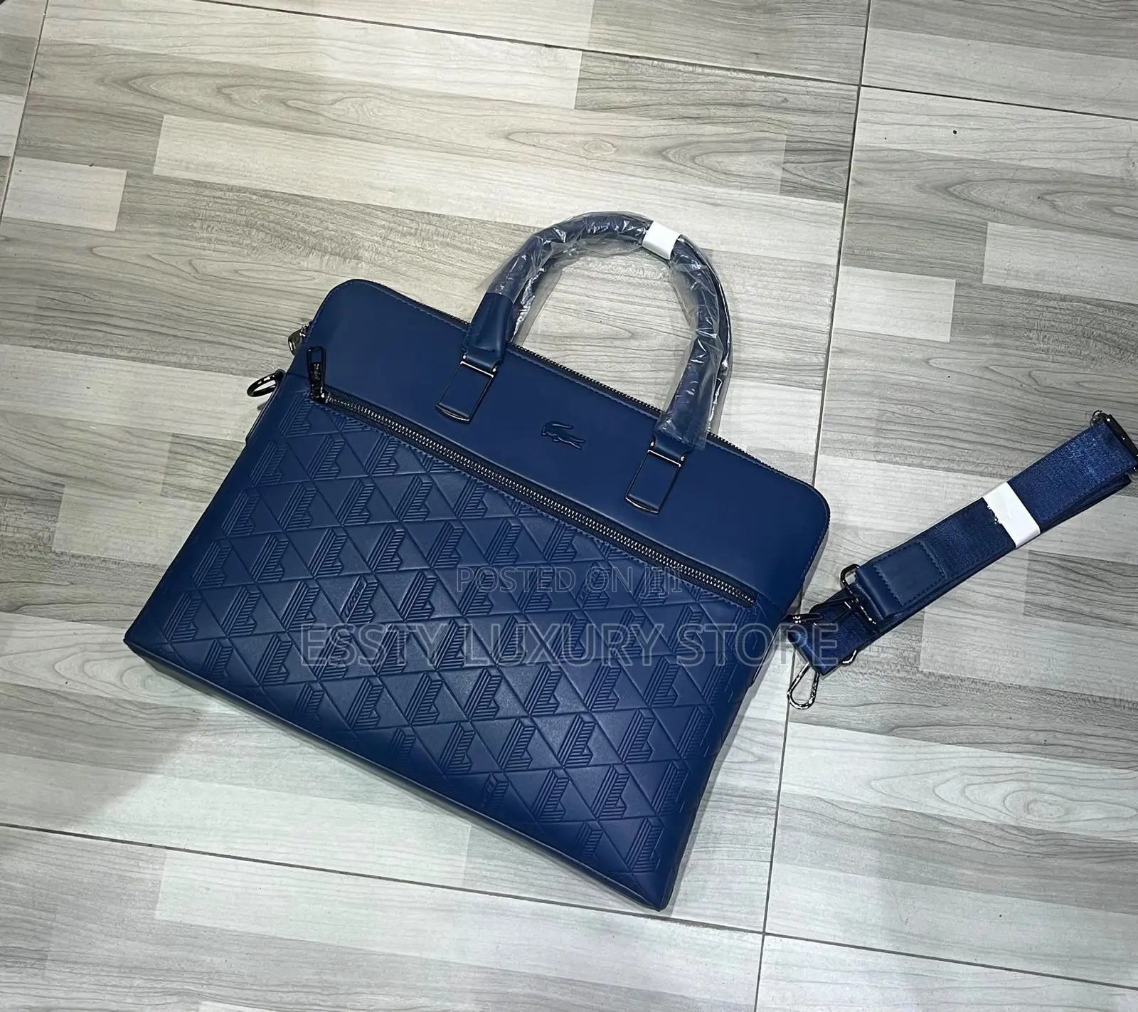 High Quality Luxury Lactose Genuine Leather Laptop Bag