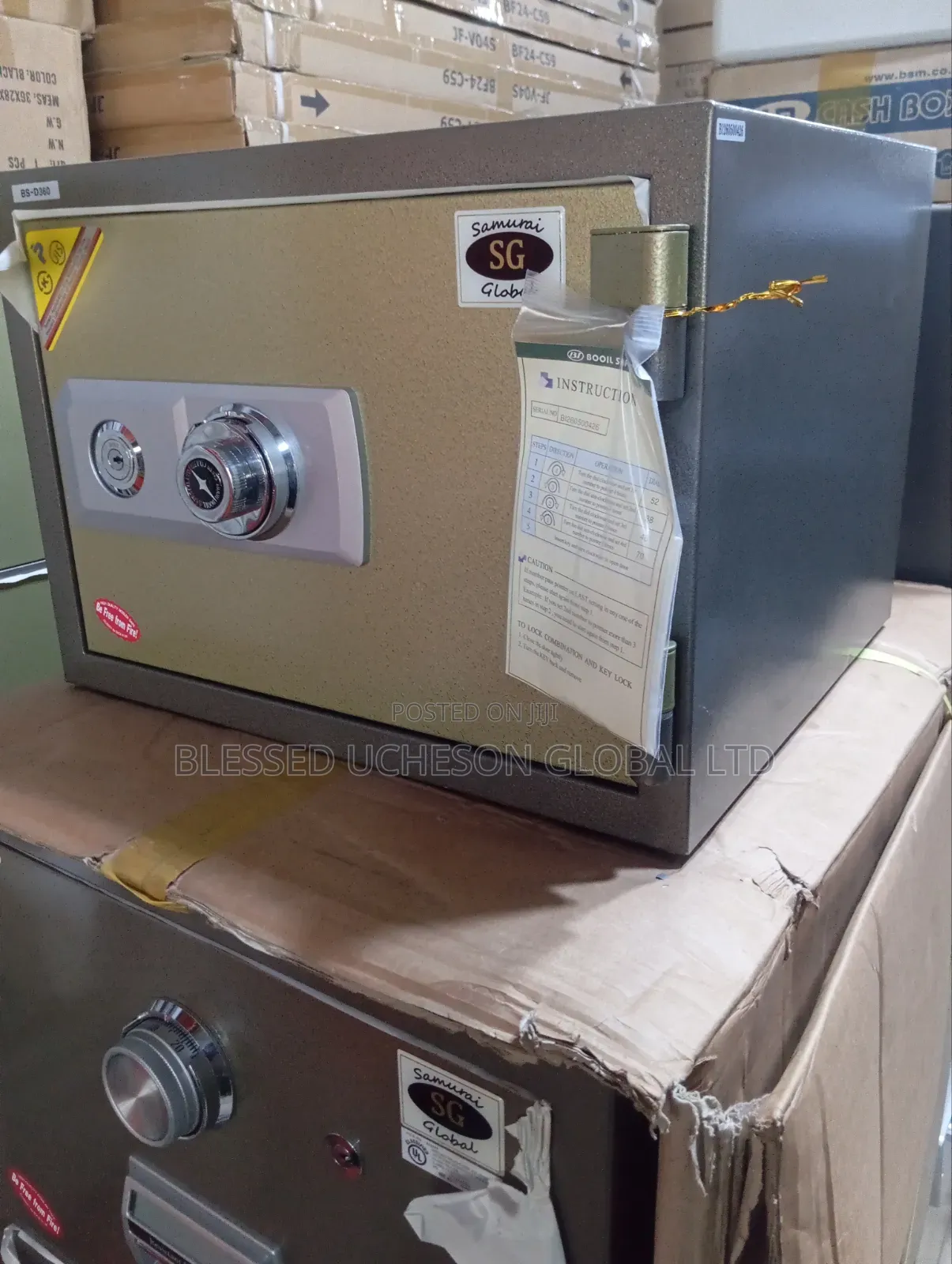 Brand New Heavy Duty Fireproof Safe Combination Lock With Key