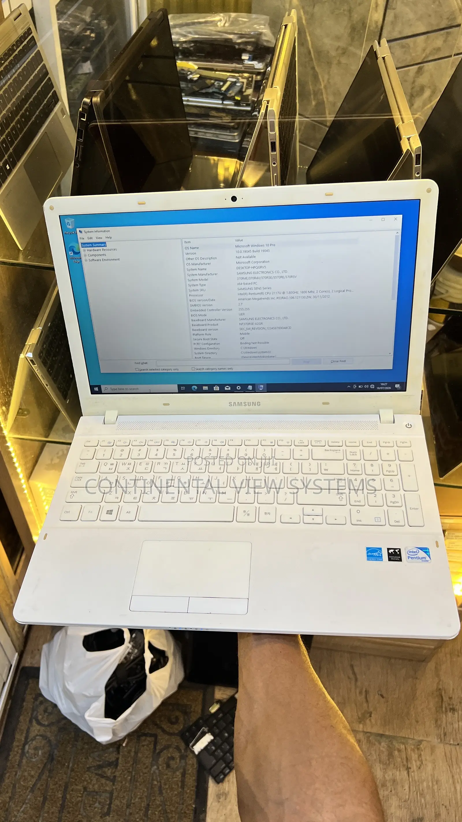 Laptop Samsung Ativ 4GB Intel Pentium HDD 160GB