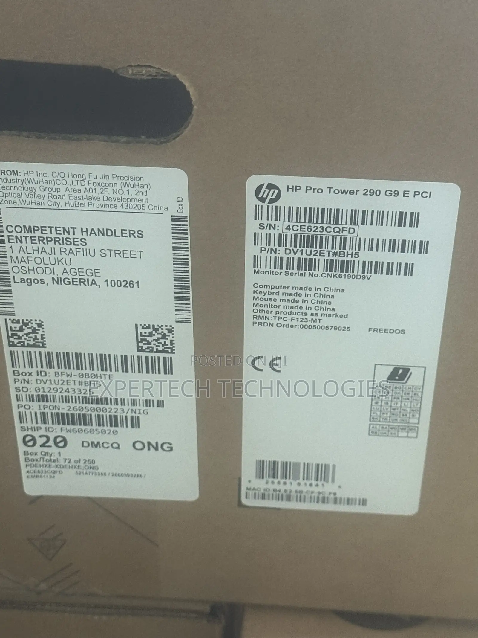 New Desktop Computer HP 290 G9 8GB Intel Core i3 SSD 512GB