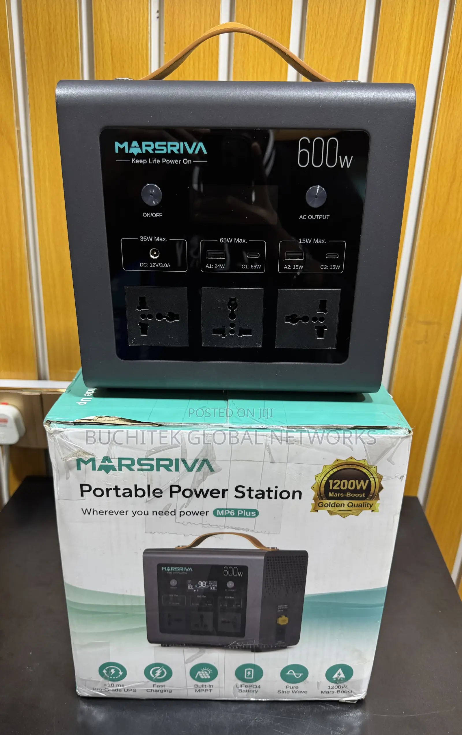 Marsriva MP6 Plus 600W 512wh Portable Power Station