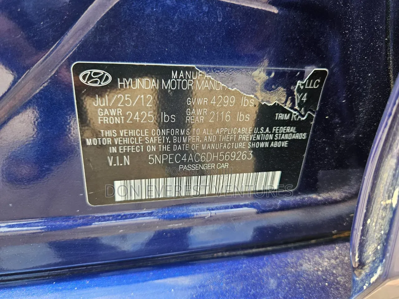 Toyota Corolla LE 2007 Blue