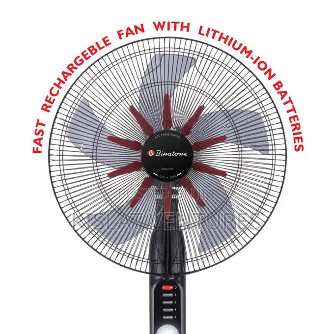 Binatone Rechargeable Fan With Lithium-Ion Batteries (RCFM-1875)