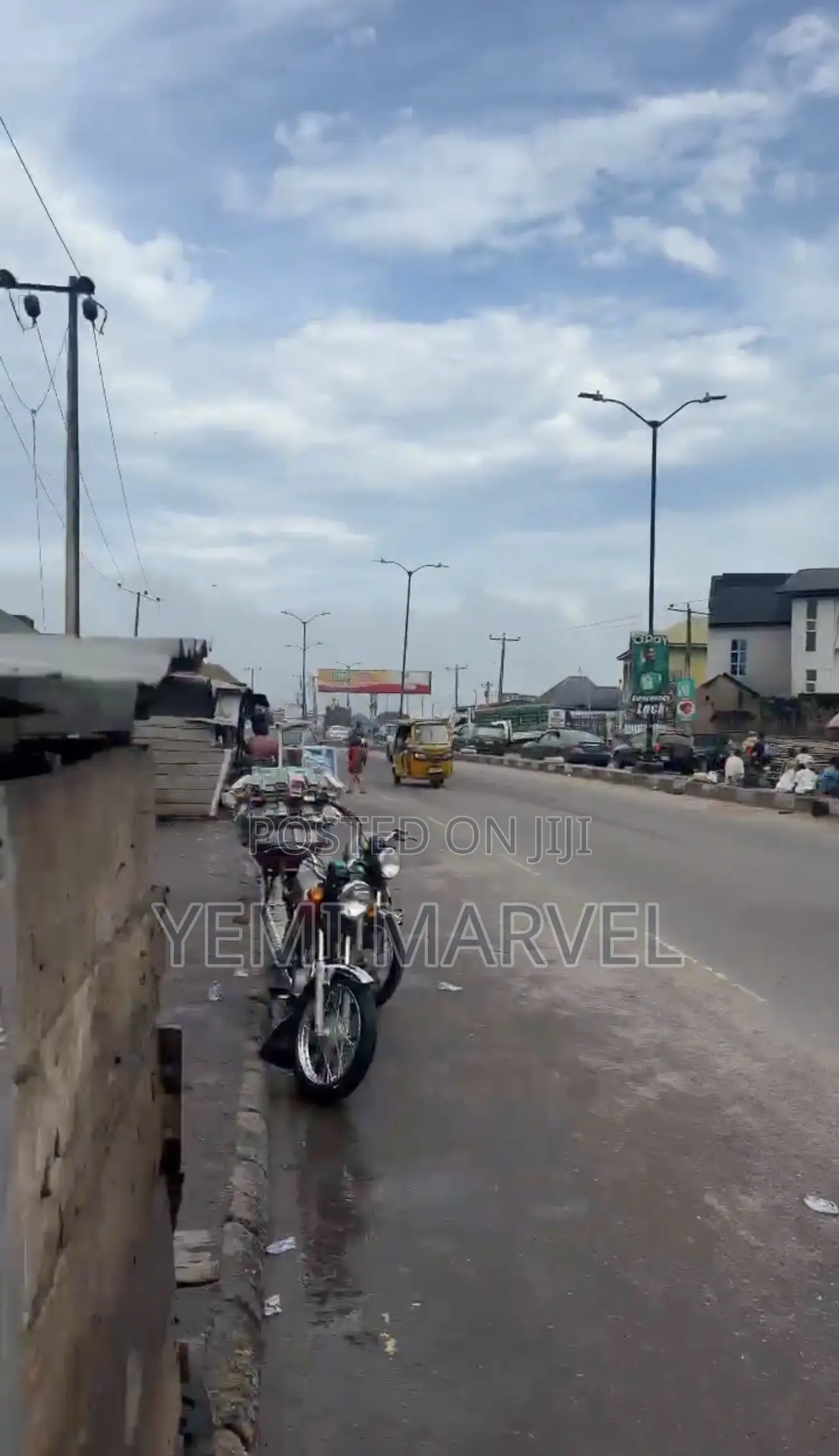 600sqm Fenced and Gated Commercial Plot of Land at Taska Area