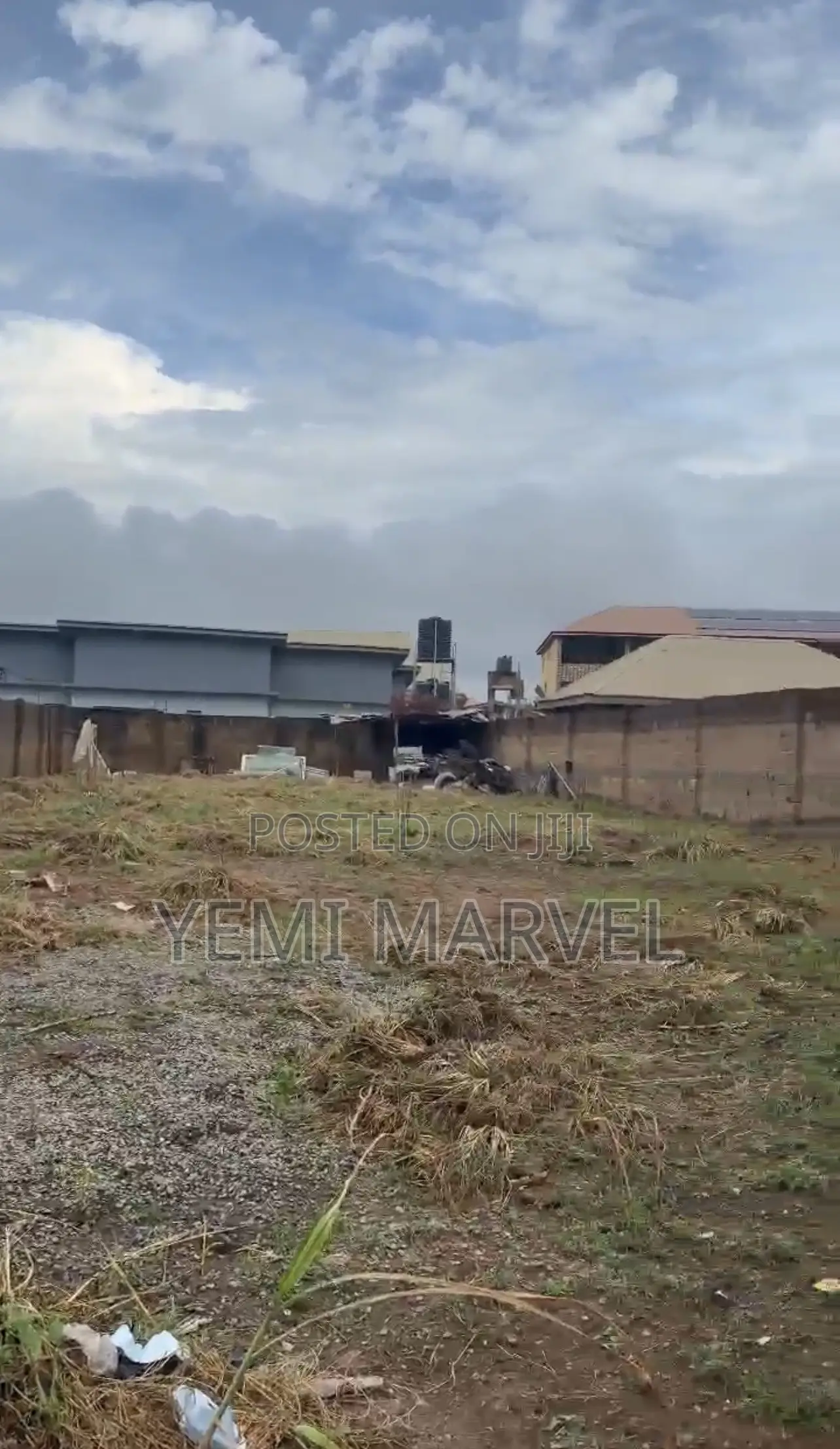 600sqm Fenced and Gated Commercial Plot of Land at Taska Area