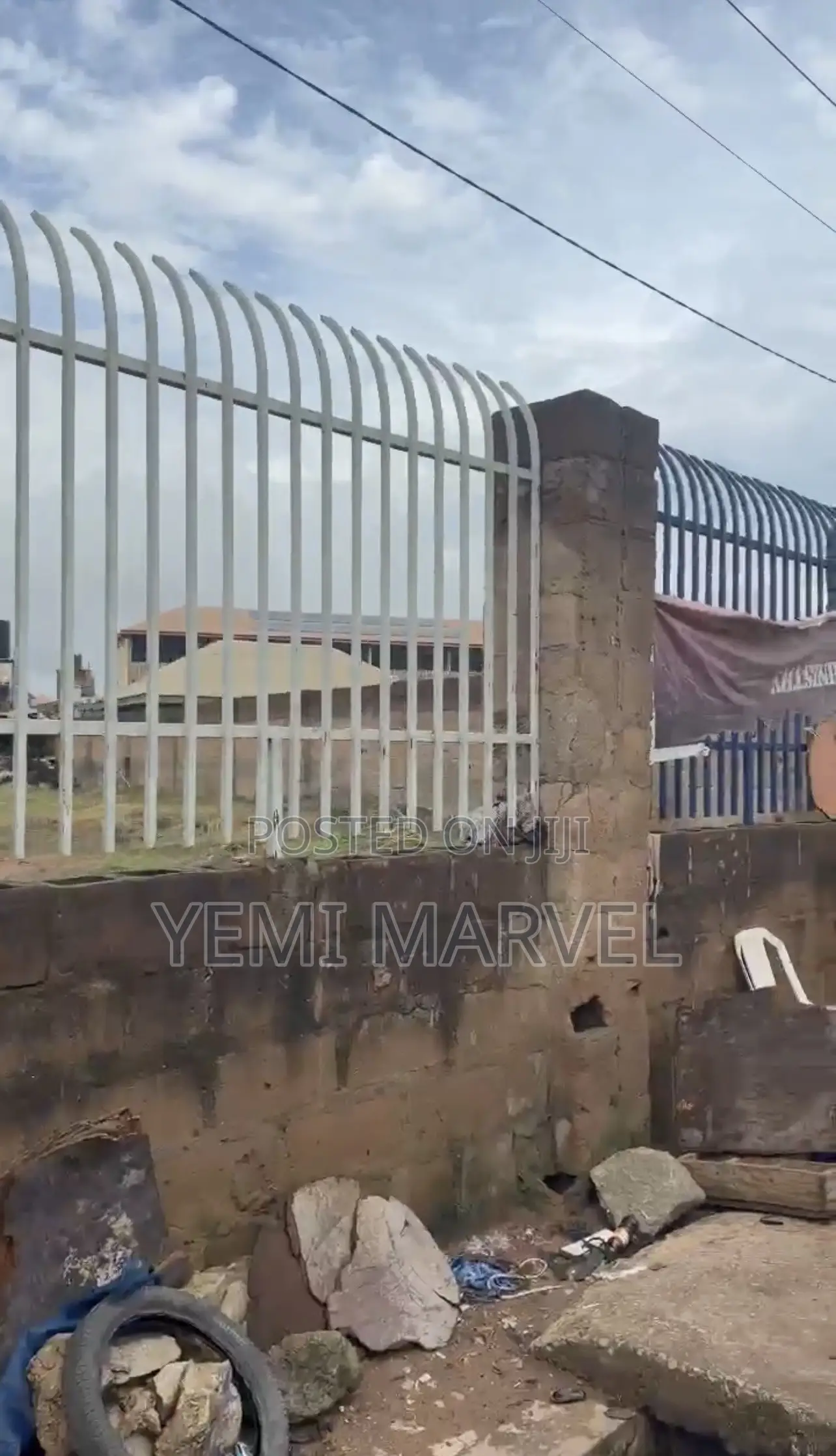 600sqm Fenced and Gated Commercial Plot of Land at Taska Area