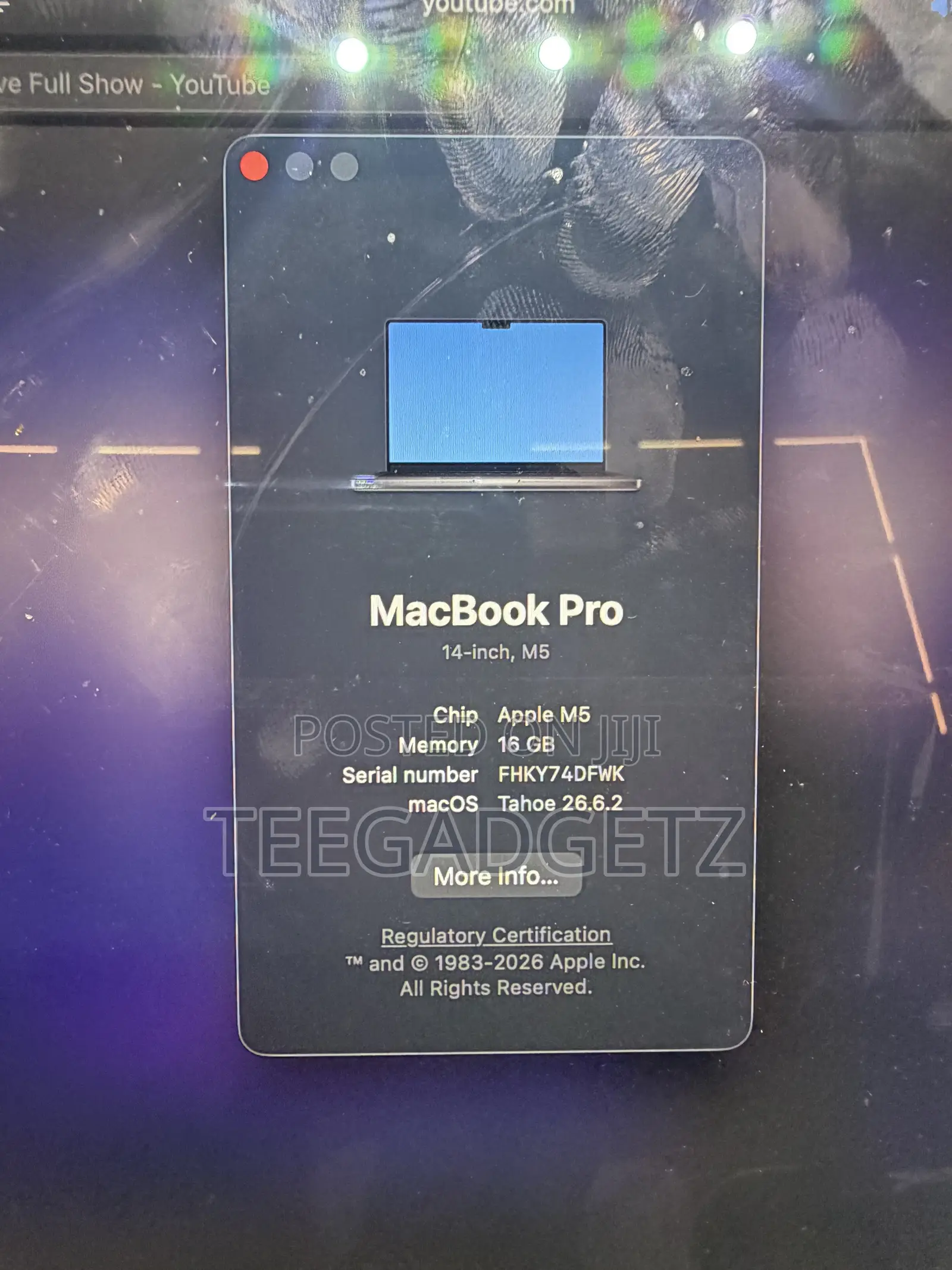 Laptop Apple MacBook Pro 2025 M5 16GB Apple M5 SSD 1T