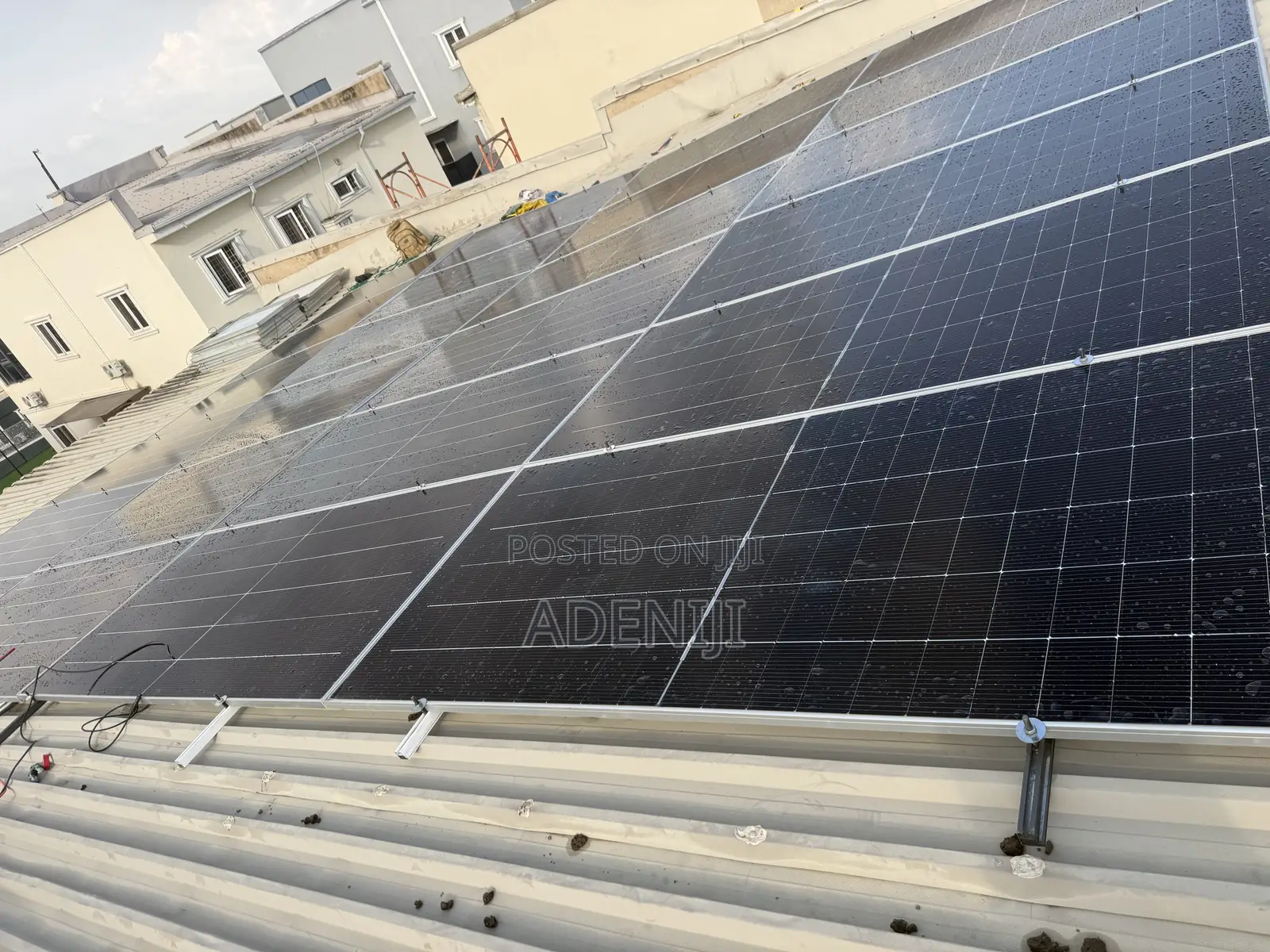 11kva Setup With 30kwh Lithium Battery and 24pcs of 650watts Solar Pan