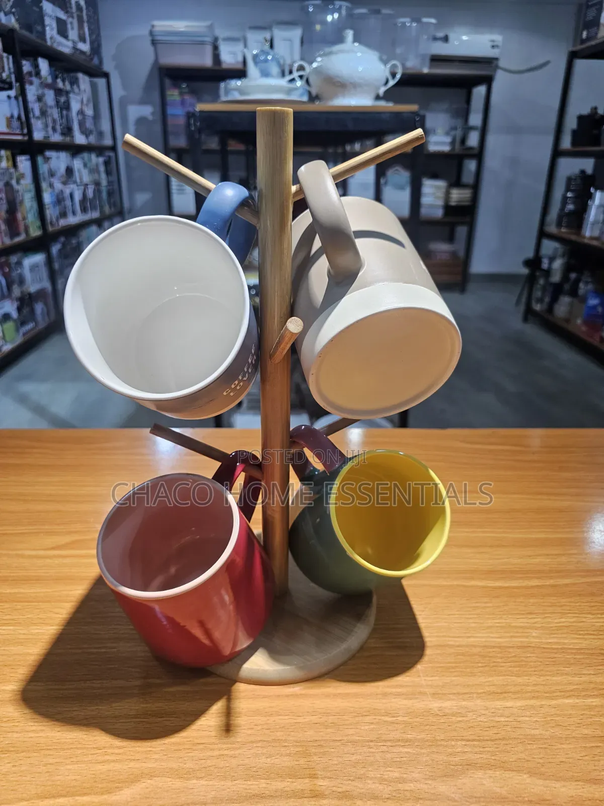 Wooden Mug Holder / Coffee Cup Stand