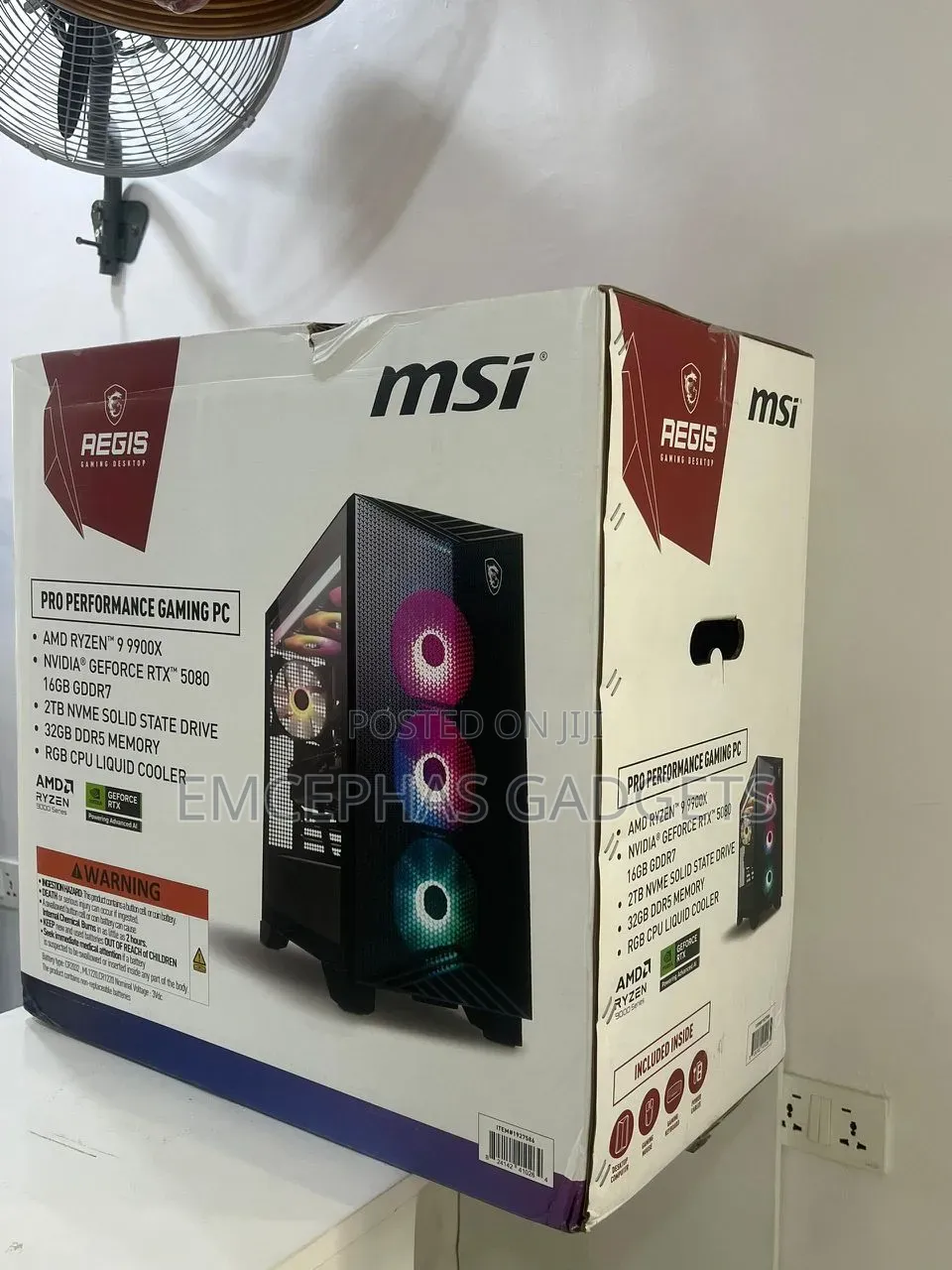 New Desktop Computer MSI 32GB AMD Ryzen 9 SSD 2T