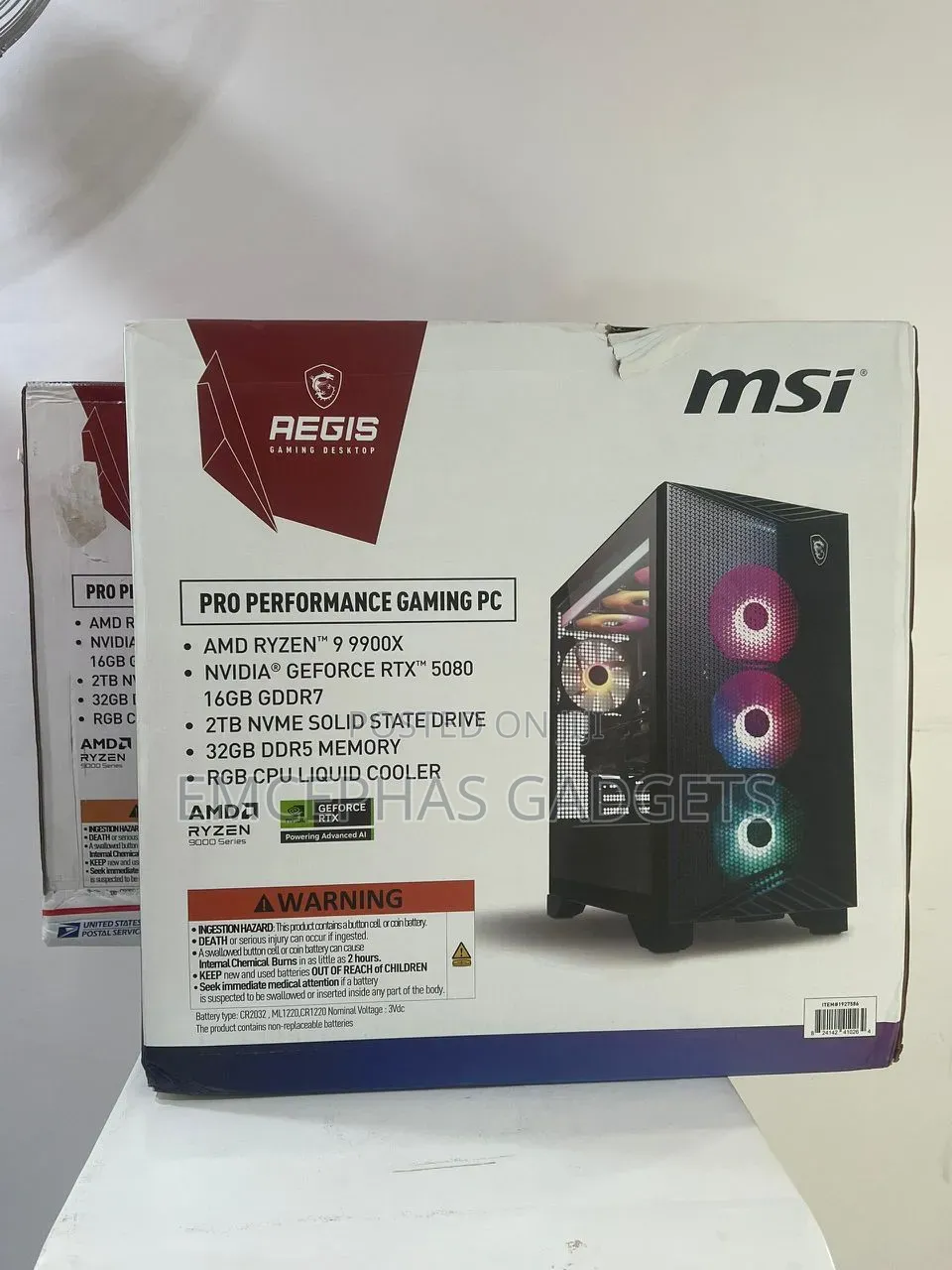New Desktop Computer MSI 32GB AMD Ryzen 9 SSD 2T