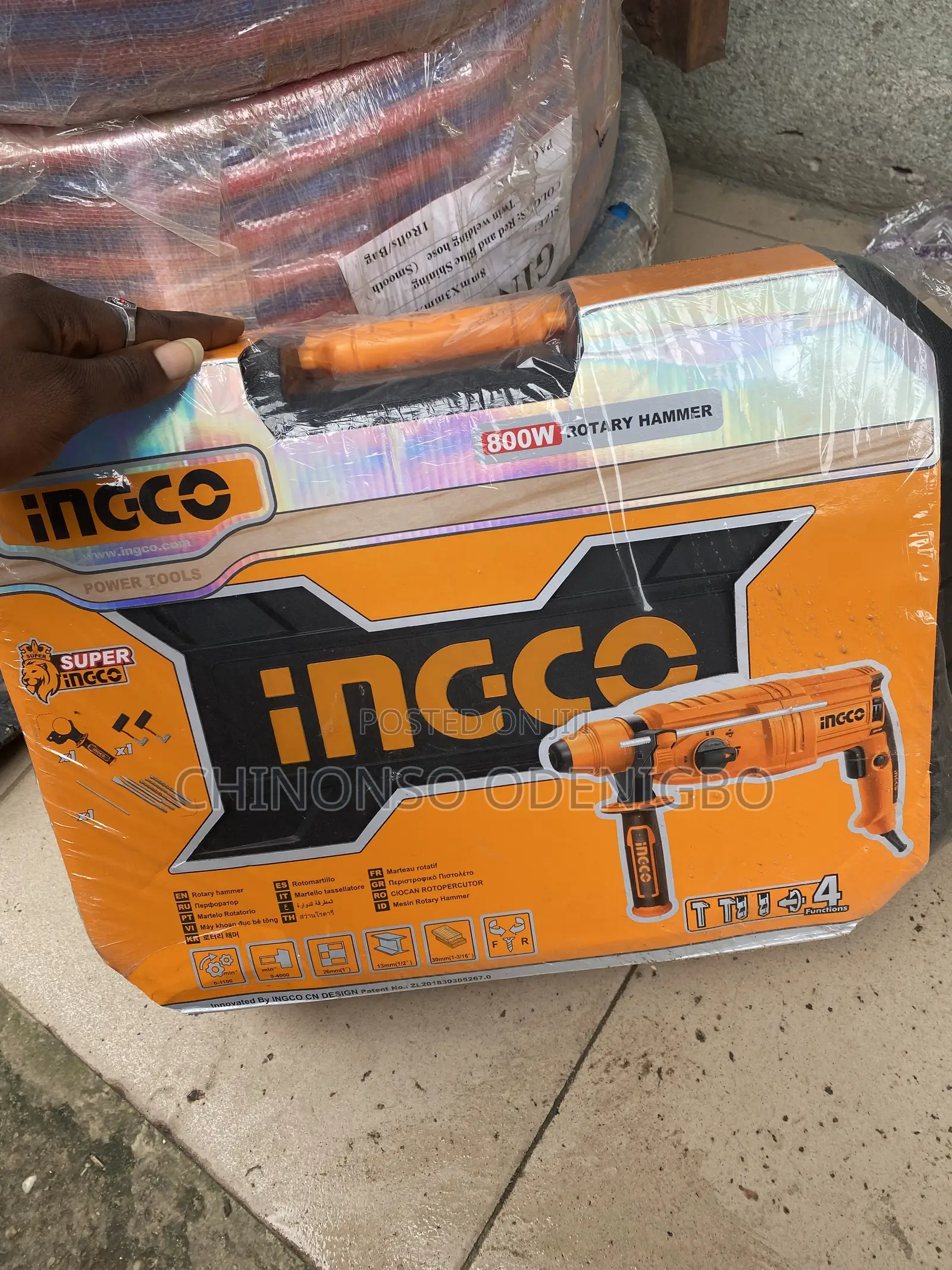 800W Rotary Hammer Drill