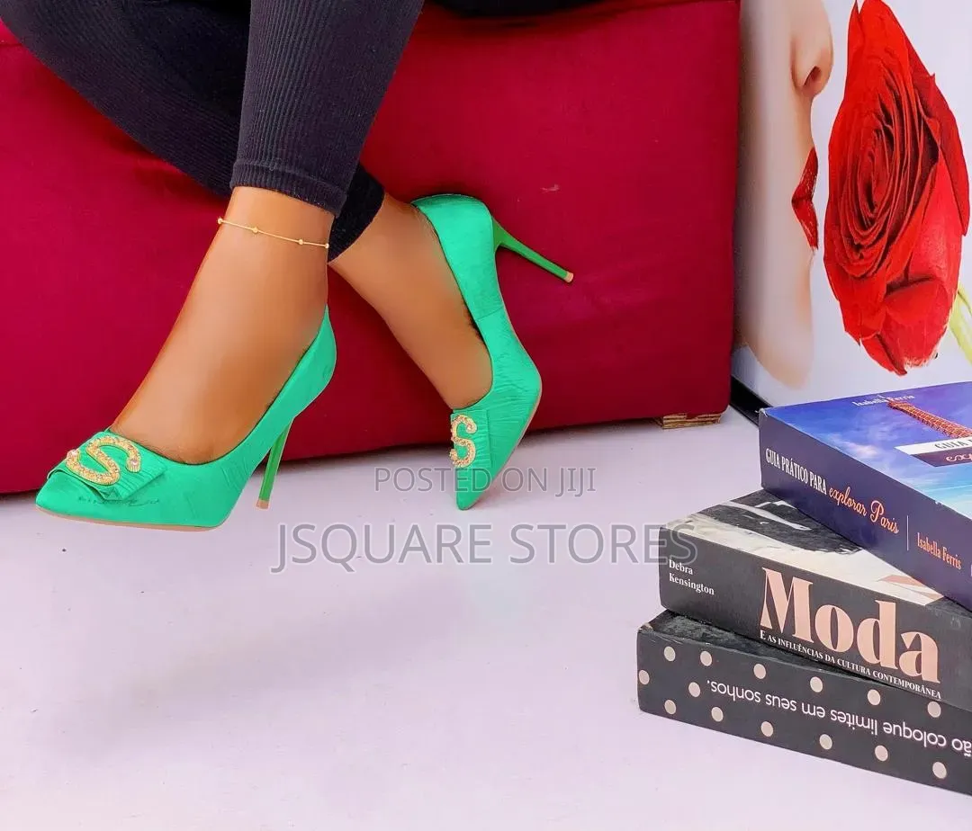 Silky Washable Fabric Stiletto Shoes, Comes in Colours, Size 37 - 42