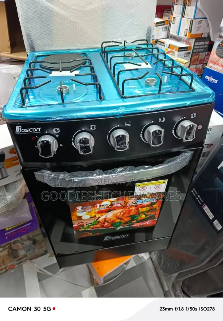 Boscon 3 Burner With Oven Gas Cooker