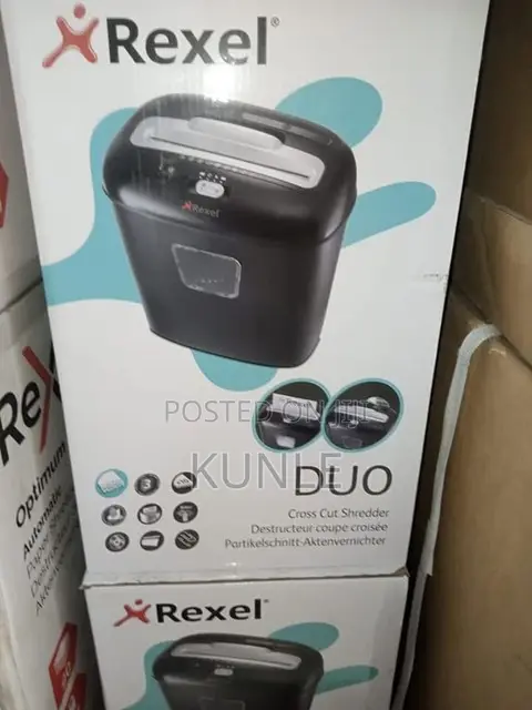 Rexel Duo Cross Cut Paper Shredder