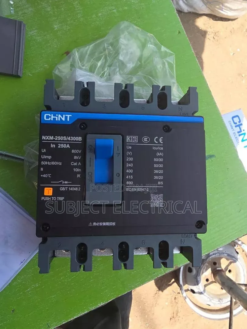 100amps 4pole Breaker Chint McCb