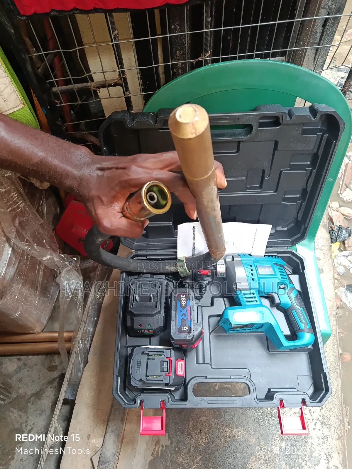 Cordless Concrete Vibrator Kit
