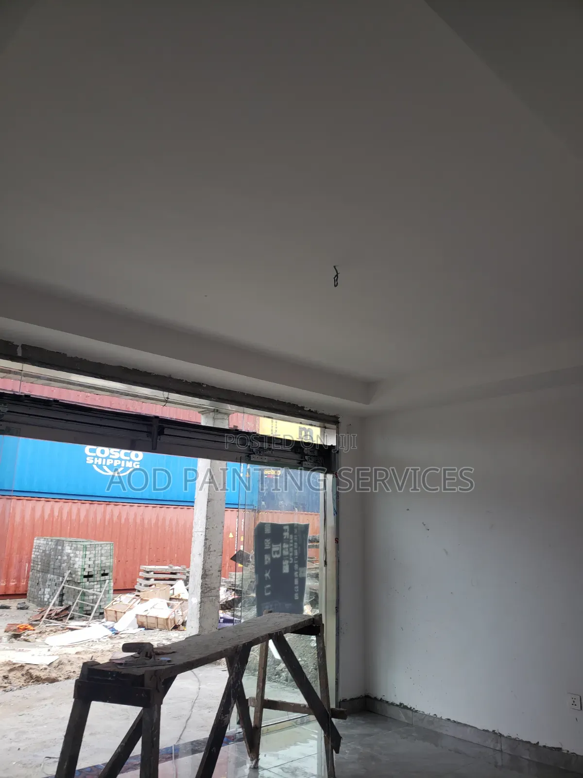 Gypsum Board Ceiling Screeding Perfect Painting