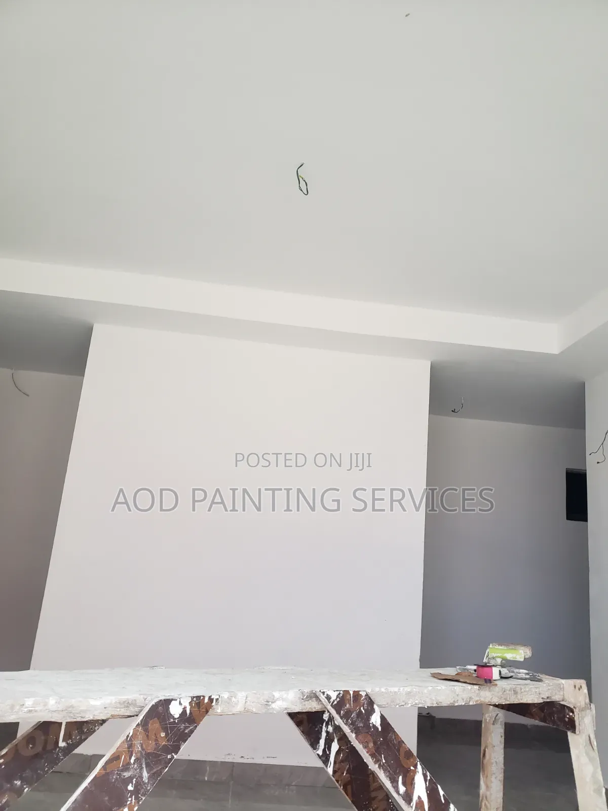 Gypsum Board Ceiling Screeding Perfect Painting