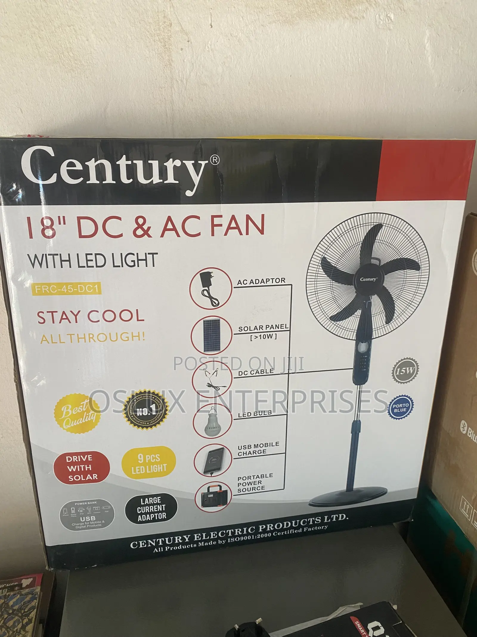 Century 18” DC/AC Fan
