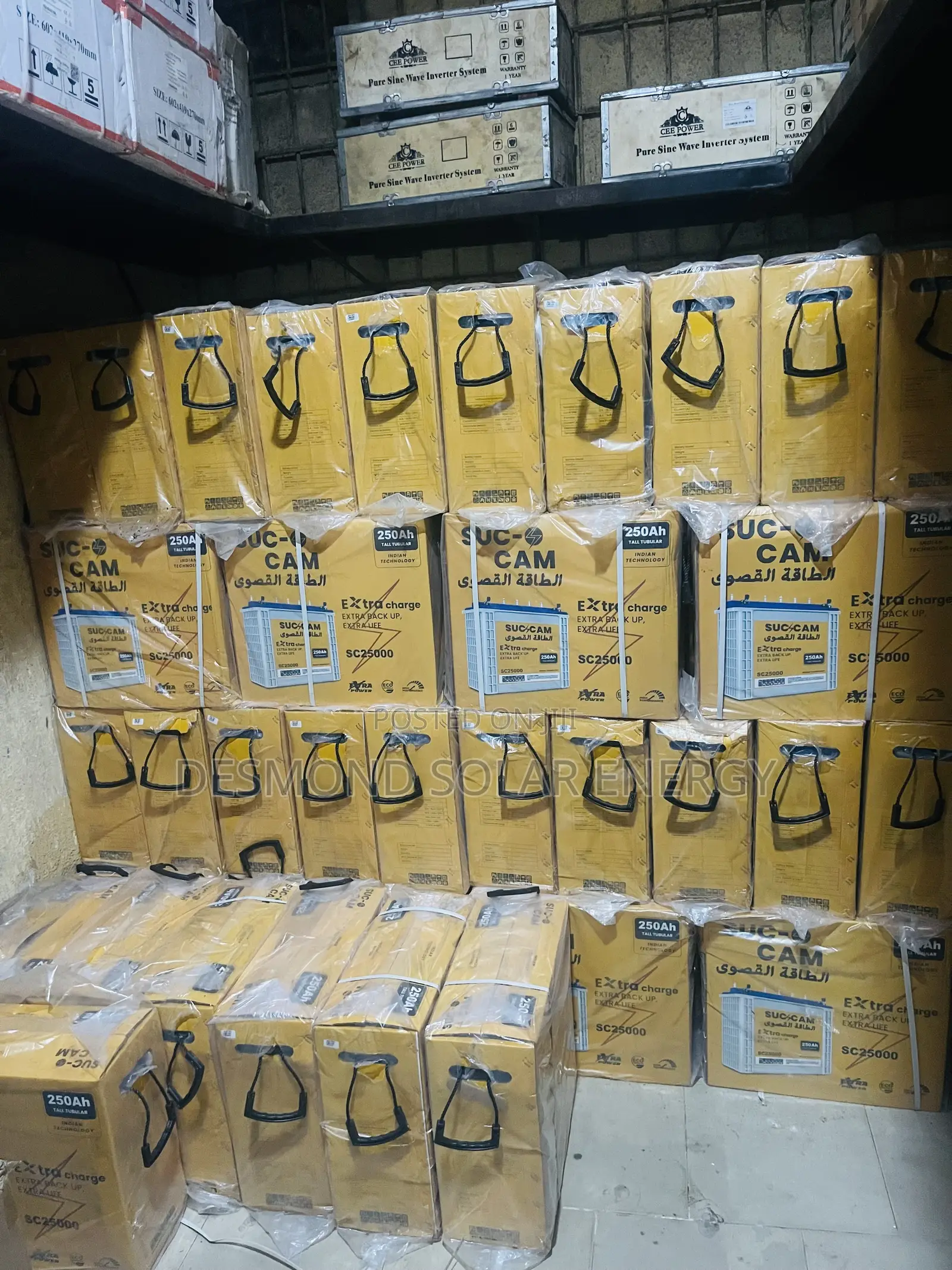 250ah 12v Suc Cam Tubular Battery Is Available Now