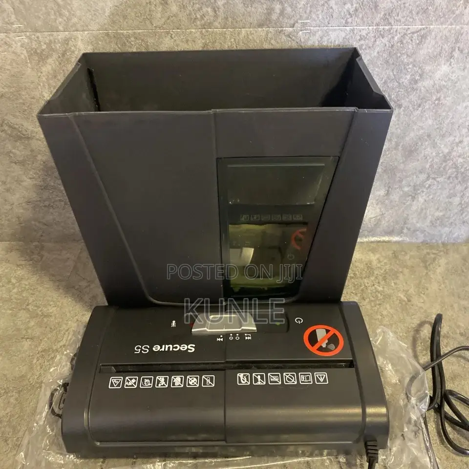 Rexel Paper Shredder Secure S5 Strip Cut