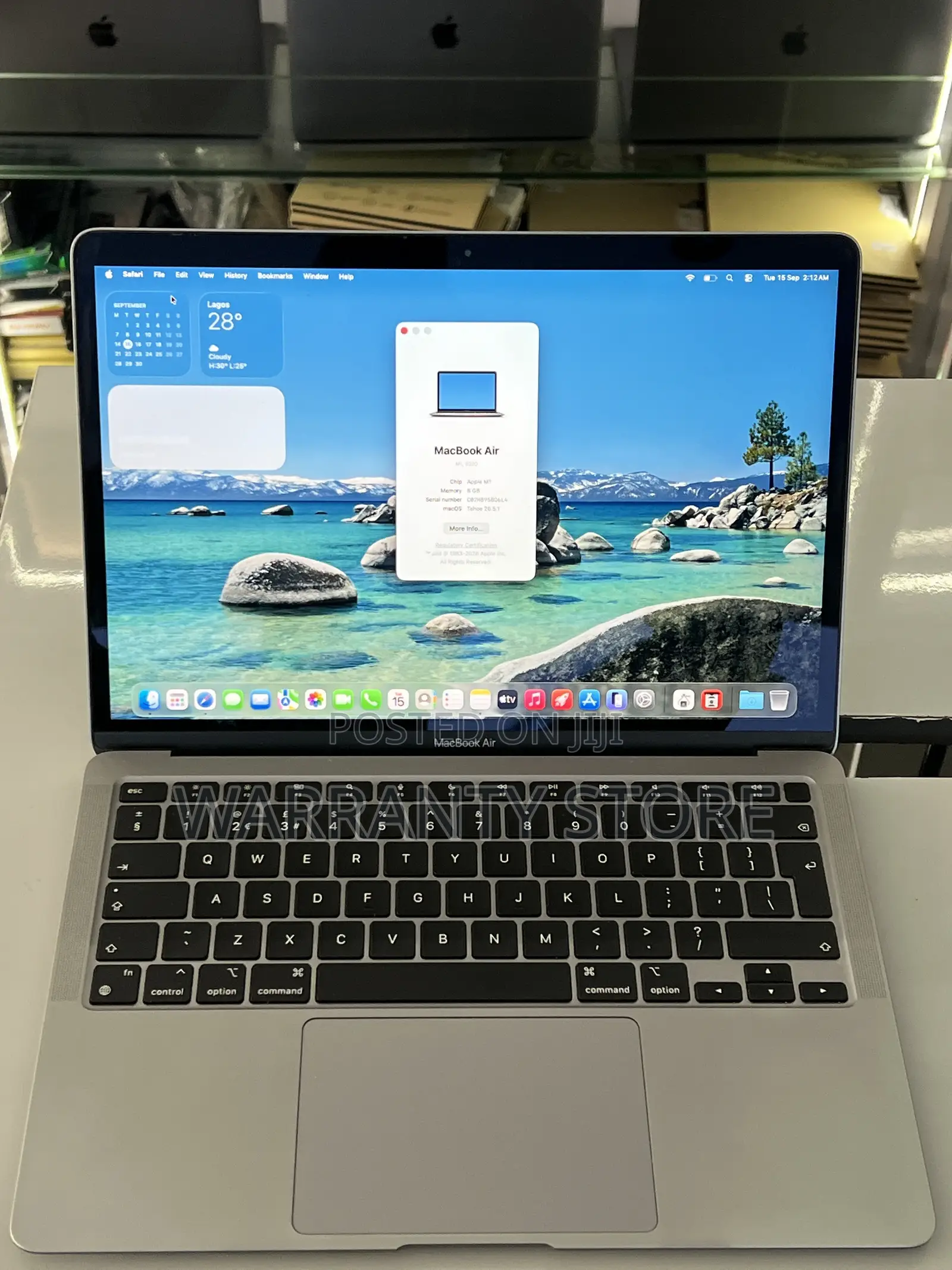 Laptop Apple MacBook Air 2020 8GB Apple M1 SSD 256GB