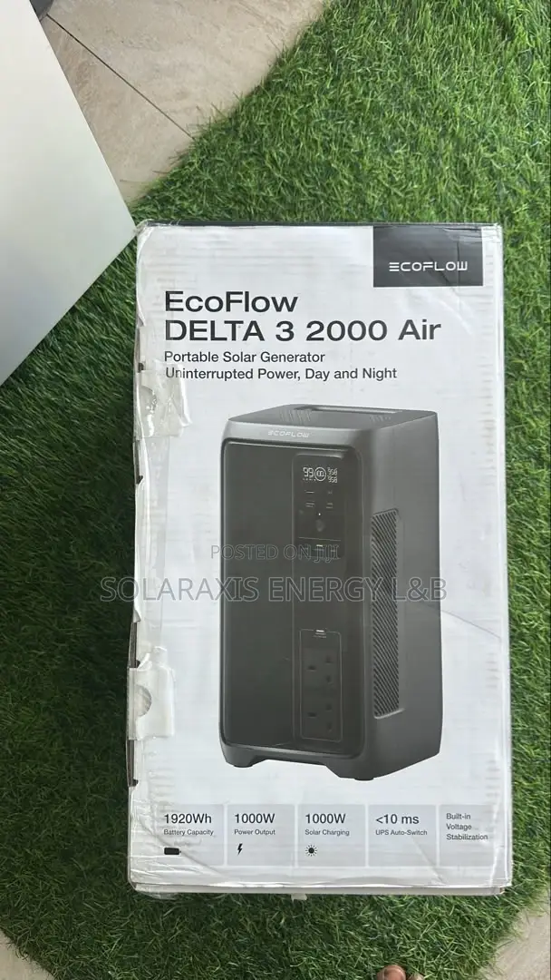 EcoFlow DELTA 3 2000 Portable Power Station – Home Office Backup