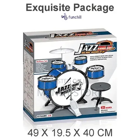 Kids Drums Set Children Percussion Musical Instrument Jazz