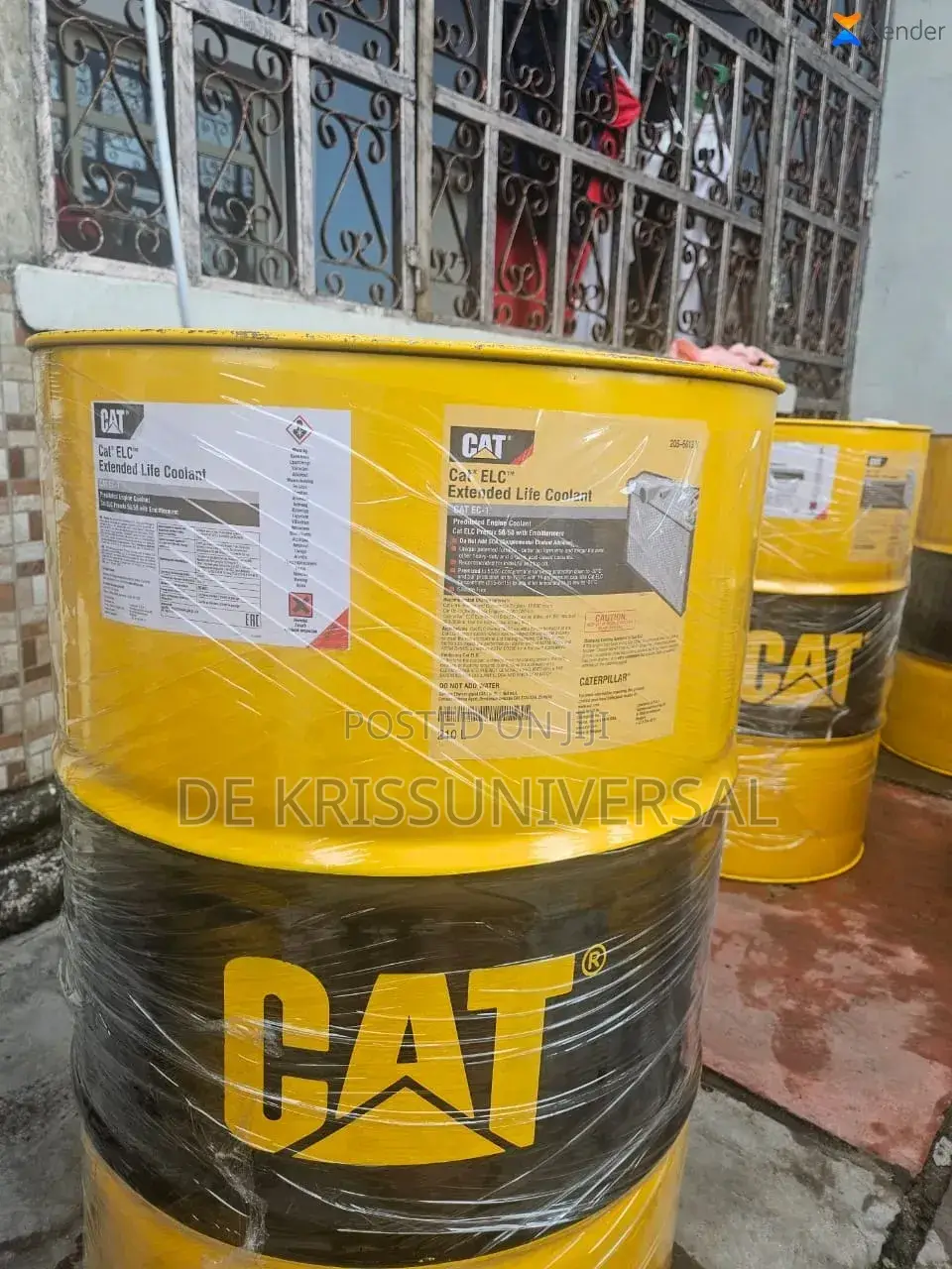 CAT ELC Extended Life Coolant 209L Drum - Caterpillar Coolant 209L.