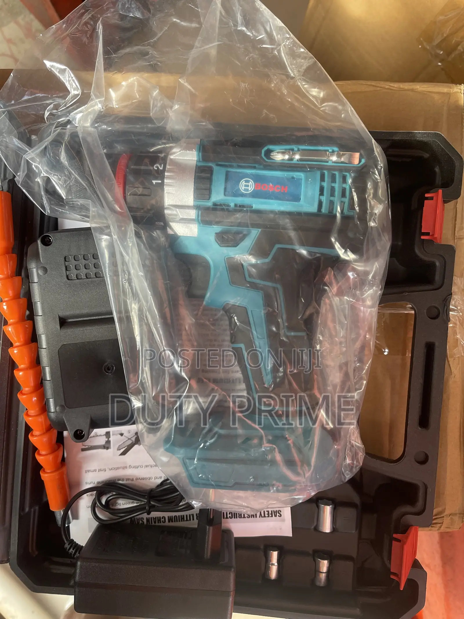 Cordless Lithium Electric Impact Wrench / Drill Set (Dual Battery)