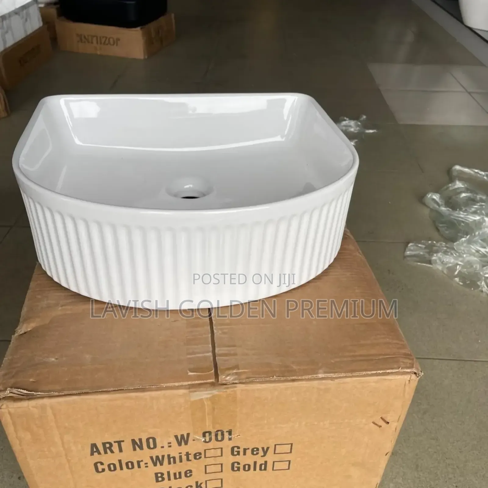 White Ceramic, Above-Counter Arch Basin