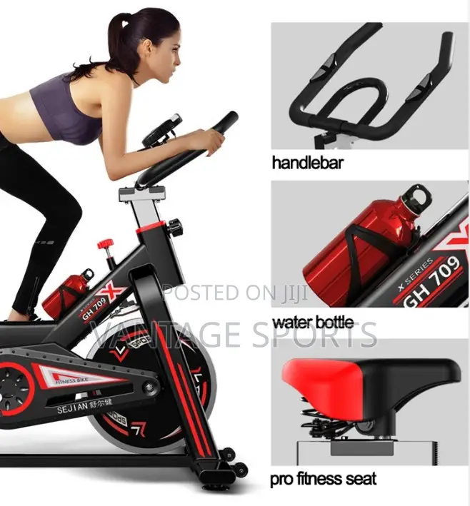 Spin Bike for Home/Gym Cardio Fitness Indoor Cycling Equipment