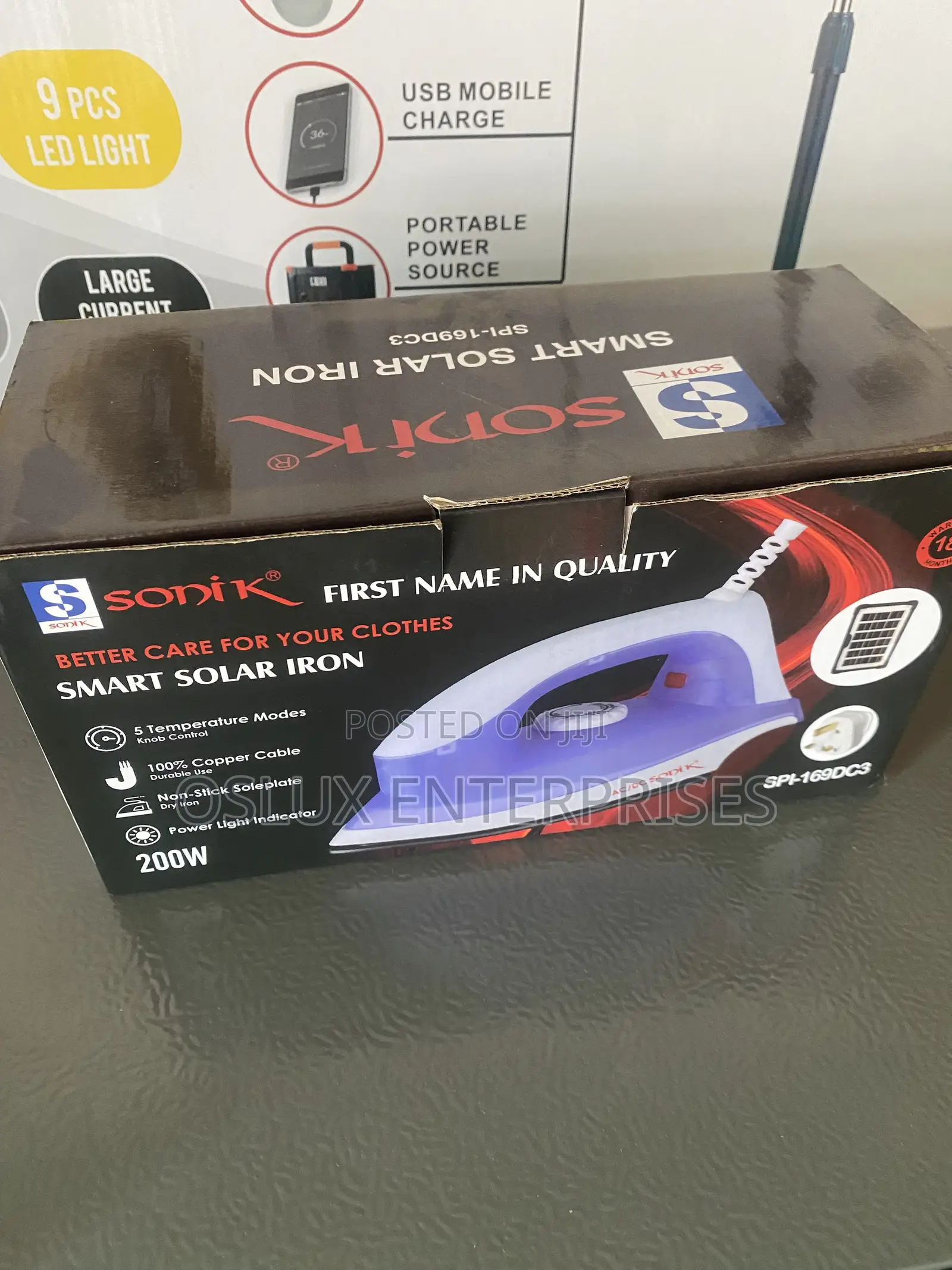 Sonik Smart Solar Iron(200w)