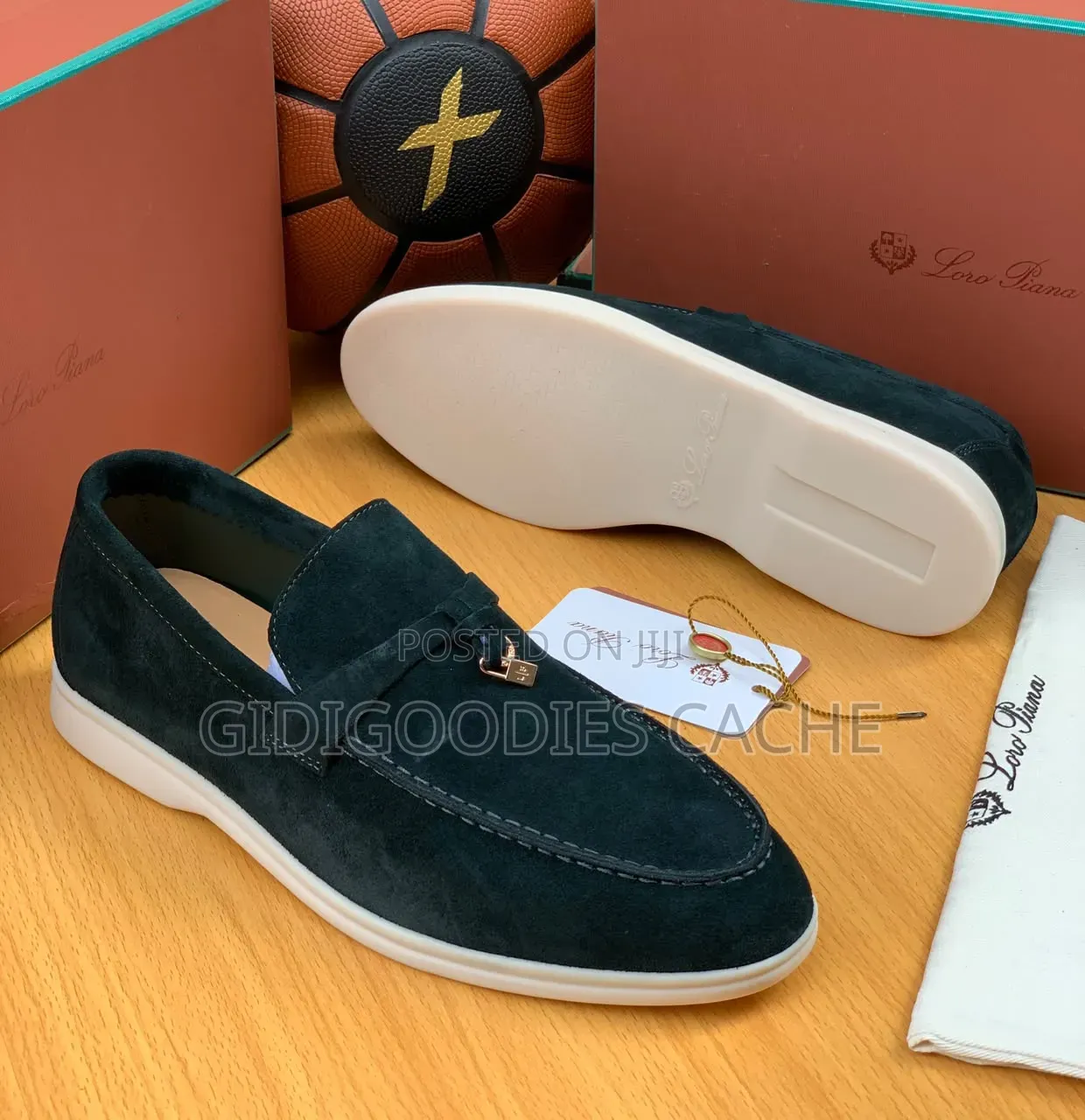 Loro Piana Summer Walk Tassel Suede Loafers for Men in Size 40-46