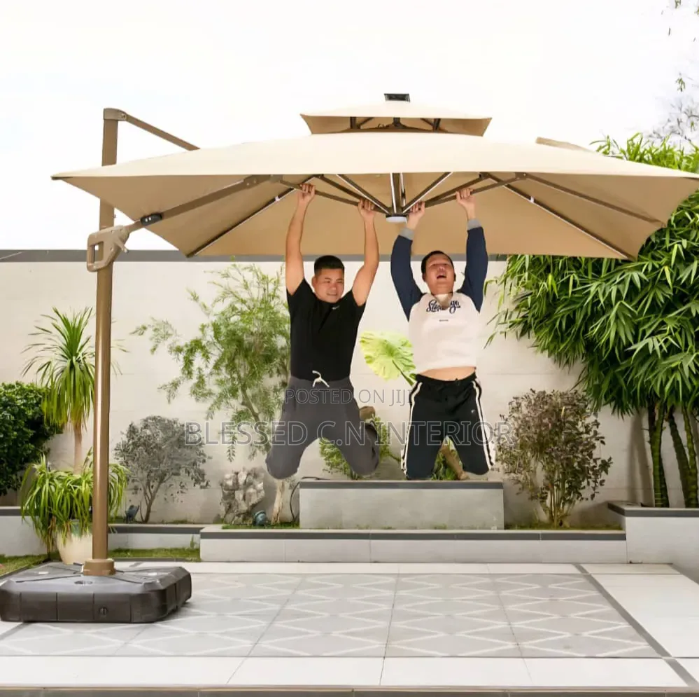 Solar Lights Water Tank Umbrella